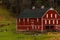 Historic & Scenic Red & White Barn on Appalachian Farm - Autumn Splendor - Somerset County, Pennsylvania