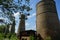 Historic Shaft Furnace Battery with 18 Rumford furnaces were built between 1871 and 1877 Rüdersdorf bei Berlin, Germany