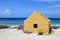 Historic slave huts on Bonaire island