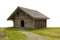 Historic small wooden barn