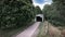 Historic South Denmark Covered bridge in Ashtabula county, Ohio, USA