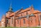 Historic St. Marien church in the center of Boizenburg