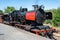 Historic steam train running on Maldon â€“ Castlemaine route in the goldfields of Victoria, Australia