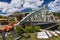 Historic Steel Arch Bridge Being Restored - Oil City, Pennsylvania