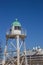 Historic steel lighthouse Bremerhaven in the old harbor of Bremerhaven