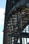 Historic steel truss arch bridge structure, bolts and rivets. Iconic Sydney Harbor Bridge, Australia