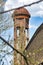 Historic steel water tower in Berlin.