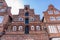 Historic step gable of a brewery in Luneburg