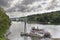 Historic Sternwheeler Docked Along Willamette River