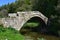 Historic Stone Beggar`s Bridge Footpath in Glaisdale England