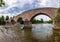 Historic Stone Bridge over the River Thur