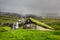 Historic stone house in Faroe Islands