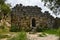 Historic stone wall in Greece