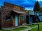 Historic store fronts a sign of the past. Mirror,Alberta,Canada