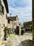 Historic street in the Tuscan town of Cortona, Italy.