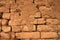 Historic sun-dried brick wall background