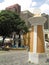 Historic sundial in the Plaza El Venezolano