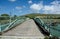 Historic Swing Bridge. Southease, East Sussex. UK