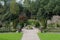 The Historic Terraces and Fish Pool at Sarah Duke Gardens in North Carolina