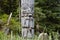 Historic Totem Poles, Sgang Gwaay, Ninstints, Haida Gwaii