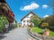 historic town call Gmund am Tegernsee, farmhouse adorned with flowers
