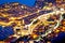 Historic town of Dubrovnik aerial evening walls and landmarks vi