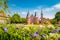 Historic town of LÃ¼beck with famous Holstentor gate in summer, Schleswig-Holstein, northern Germany