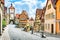 Historic town of Rothenburg ob der Tauber, Bavaria, Germany