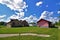 Historic trackside buildings south of monticello wi on sugar River trail