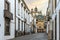 Historic urban houses leading to Santa Ana Cathedral, Las Palmas de Gran Canaria, Spain