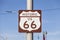 Historic US Route 66 Highway Sign in Kingman Arizona