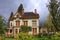 Historic Victorian Flavel House and Museum above the Columbia River in Downtown Astoria, Oregon, USA