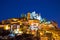 Historic village of Eze on stone cliff above Cote d Azur