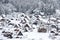 Historic Village of Shirakawa-go in winter