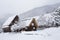 Historic Village of Shirakawa-go in winter, Japan