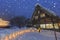 Historic Villages of Shirakawa-go in a snowy day