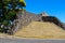 Historic wall dividing Colonia del Sacramento in Uruguay
