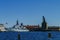 Historic war ship HDMS Peder Skram frigate of the Royal Danish Navy docking at Holmen island in Copenhagen. The ship is part of