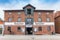 Historic warehouse in the old harbor of Husum
