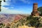 Historic Watchtower at Desert View, Grand Canyon National Park, UNESCO World Heritage Site, Arizona, USA