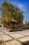 A historic well on the market of the old town of Sandomierz