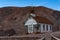 Historic wild west ghost town school house. Calico, California, USA