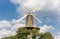 Historic windmill De Valk in the center of Leiden