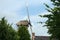 Historic windmill De Vriendschap in Winsum Groningen