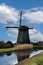 Historic windmill in Schermer, Netherlands