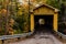 Historic Windsor Mills Covered Bridge in Autumn - Ashtabula County, Ohio