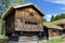 Historic wooden norwegian house in open air museum, Oslo