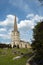 The historic `wool church` at Painswick in the Cotswolds