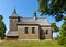 Historic XVII century wooden church of Our Lord Transfiguration in Cmolas village near Mielec in Podkarpacie region of Poland