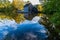 Historic Yates Grist Mill Reflecting on Yates Mill Pond